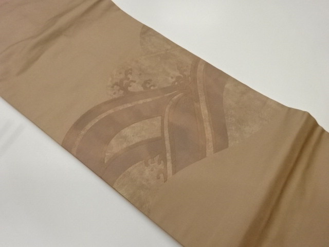 JAPANESE NAGOYA OBI / WOVEN ROUGH WAVE